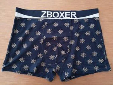 Shorts Boxer Stampar tal-Qoton tal-Irġiel