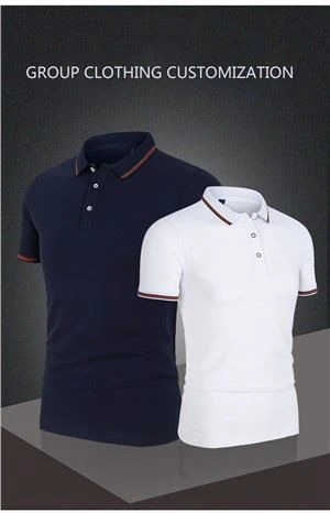 Qoton Mens Plain Golf Polo Shirt Bil-Logo Custom
