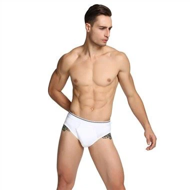 White Briefs OEM Mens Underwear Brands